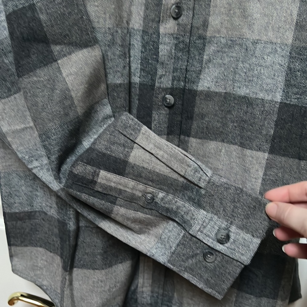 NWT Weatherproof gray casual button down | L - Picture 11 of 12